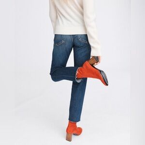 NIB | Rag & Bone | Fei Ankle Boot in Fiery Red | Sz 37.5 / US 7.5